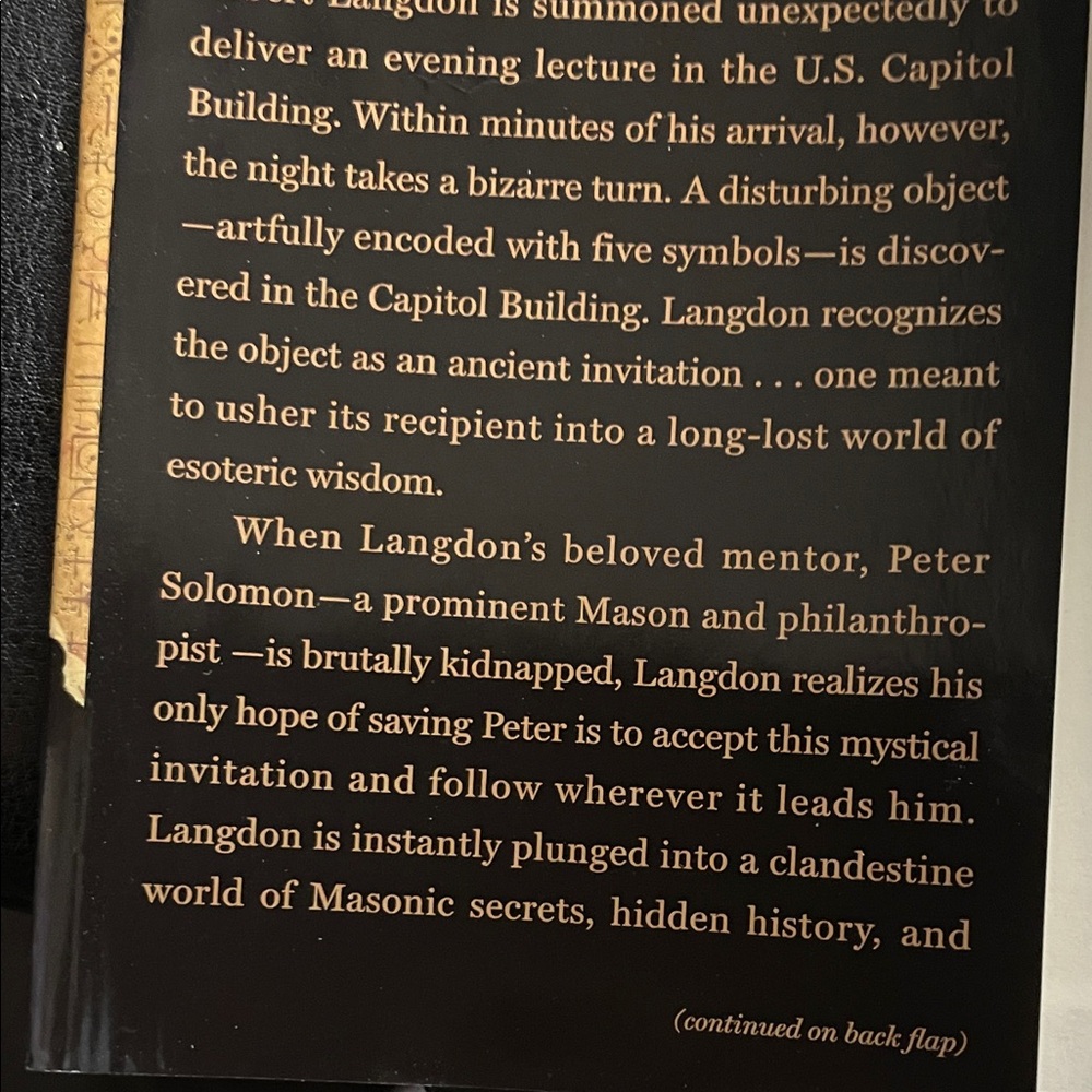 The Lost Symbol by Dan Brown Hardcover used book FIRST EDITION - Picture 9 of 16